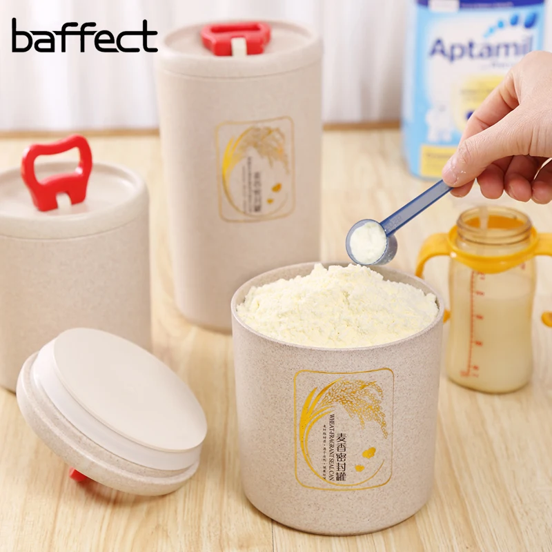 

Baffect Food Container Storage Milk Powder Can Feeding Box for Baby Kids Toddler Baby Food Storage Box Grains Organizer