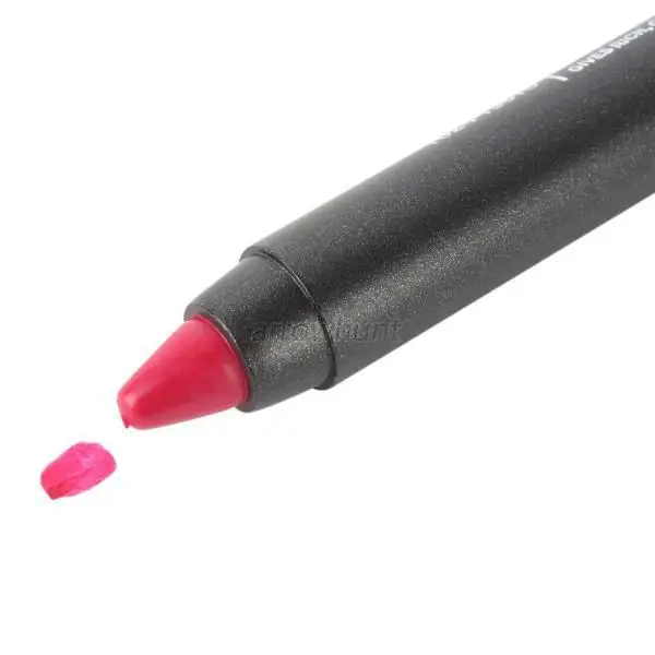 19 цветов Сексуальная красота водонепроницаемый карандаш для губ Карандаш для губ бренд макияж Lipliner Maquiagem X2 - Цвет: 14