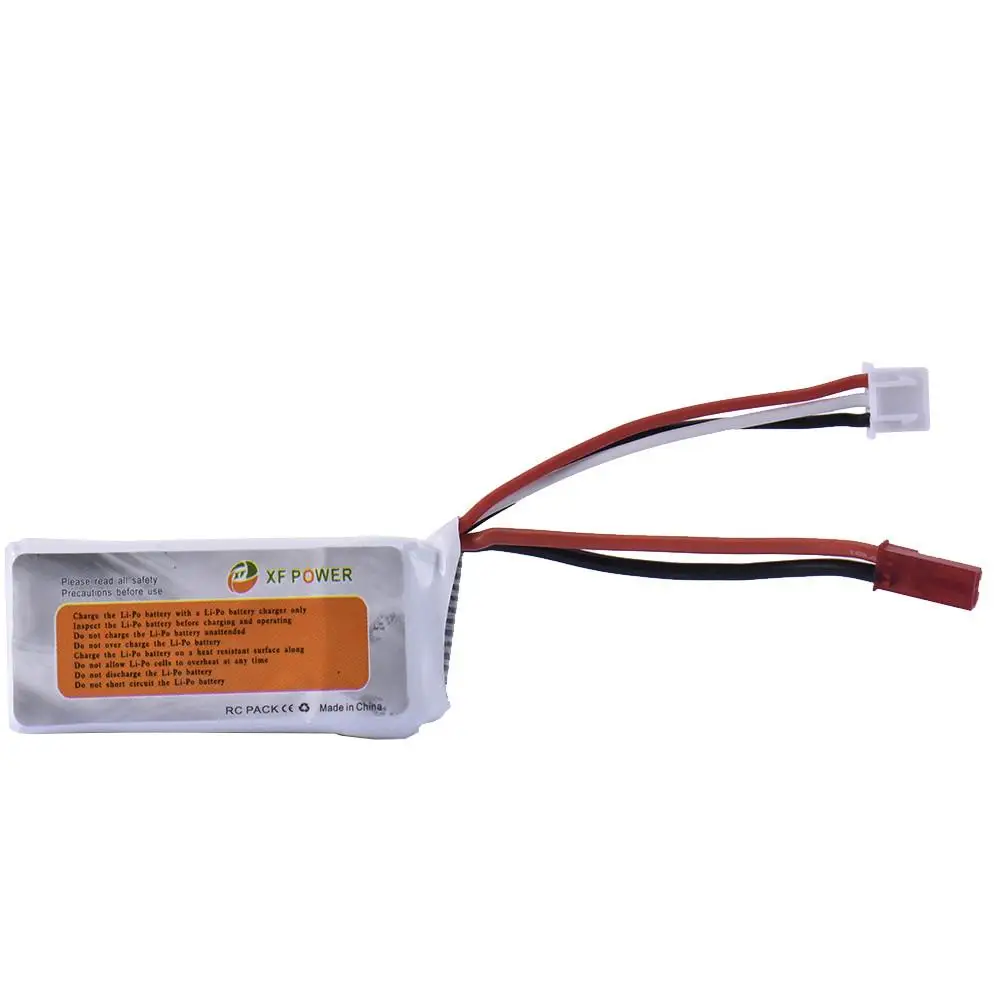 XF 1000 mAh 7 4 V 40C 2 S JST разъем перезаряжаемая литиевая батарея для игрушки