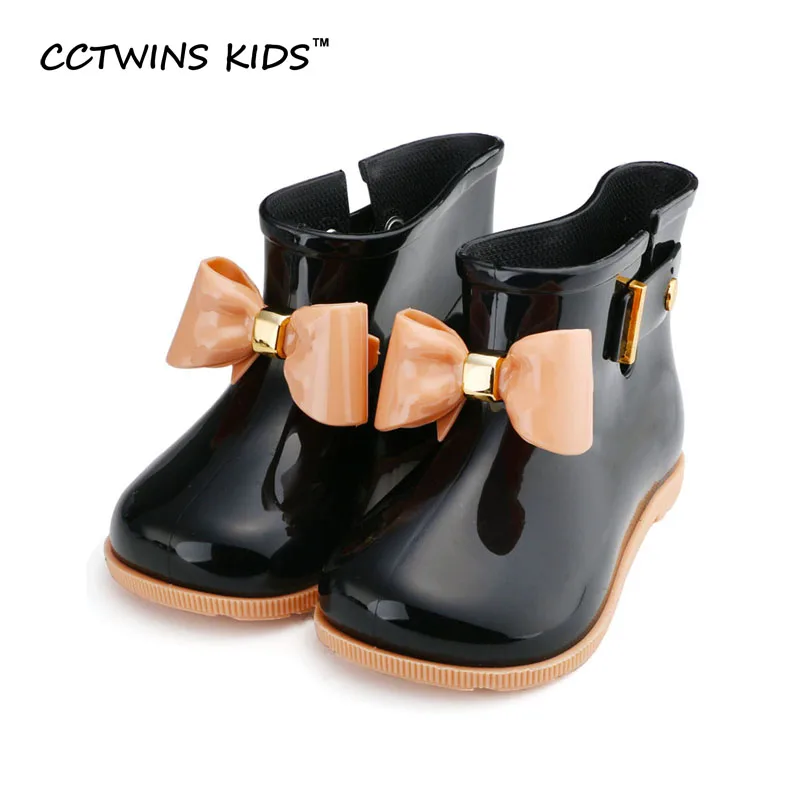 CCTWINS KIDS 2018 весенне летняя детская обувь из ПВХ для маленьких девочек