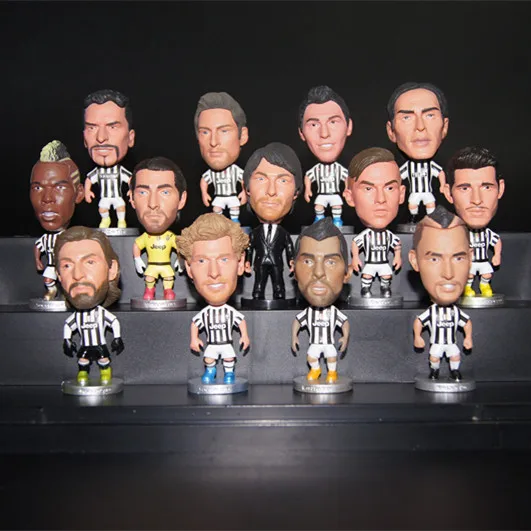 

Soccerwe Italy JUV Europea Soccer Star Player Lovely Action Figure Toy Football Dolls Cristiano Ronaldo Pirlo Dybala Buffon