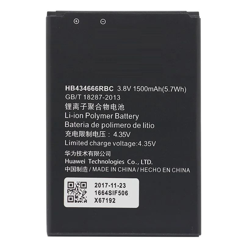 

Replacement Phone Battery HB434666RBC For Huawei E5573 E5573S E5573s-32 E5573s-320 E5573s-606 E5573s-806 1500mAh