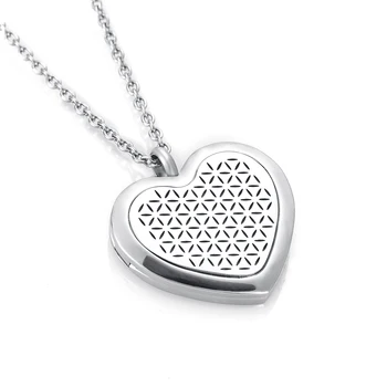 

Hot Hollow Out Magnetic Aromatherapy Diffuser Necklace Jewelry Perfume Locket Pendant Essential Oil Scent Locket Necklace