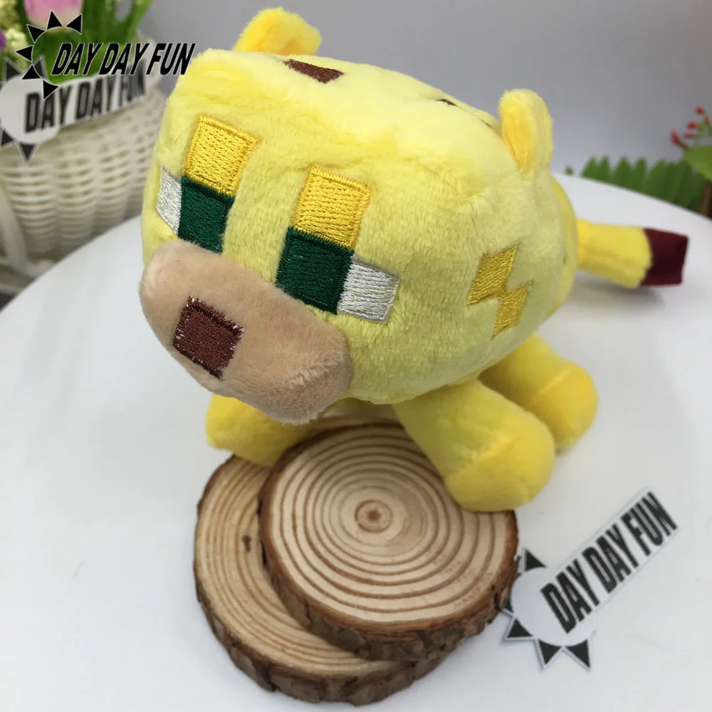 Хит Ocelot 24 см Minecraft плюшевая кукла мягкая черная Enderdragon EnderMan для мальчиков детей на