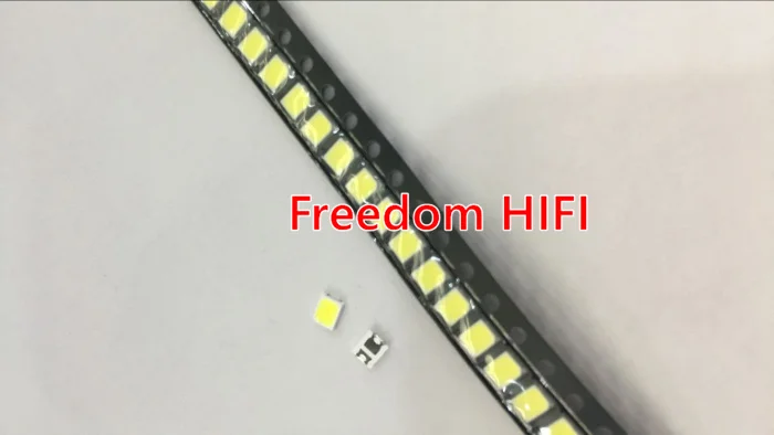 

100pcs JUFEI LED Backlight 1210 3528 2835 1W 6V 96LM Cool white LCD Backlight for TV Application 01.JT.2835BPWS2-C