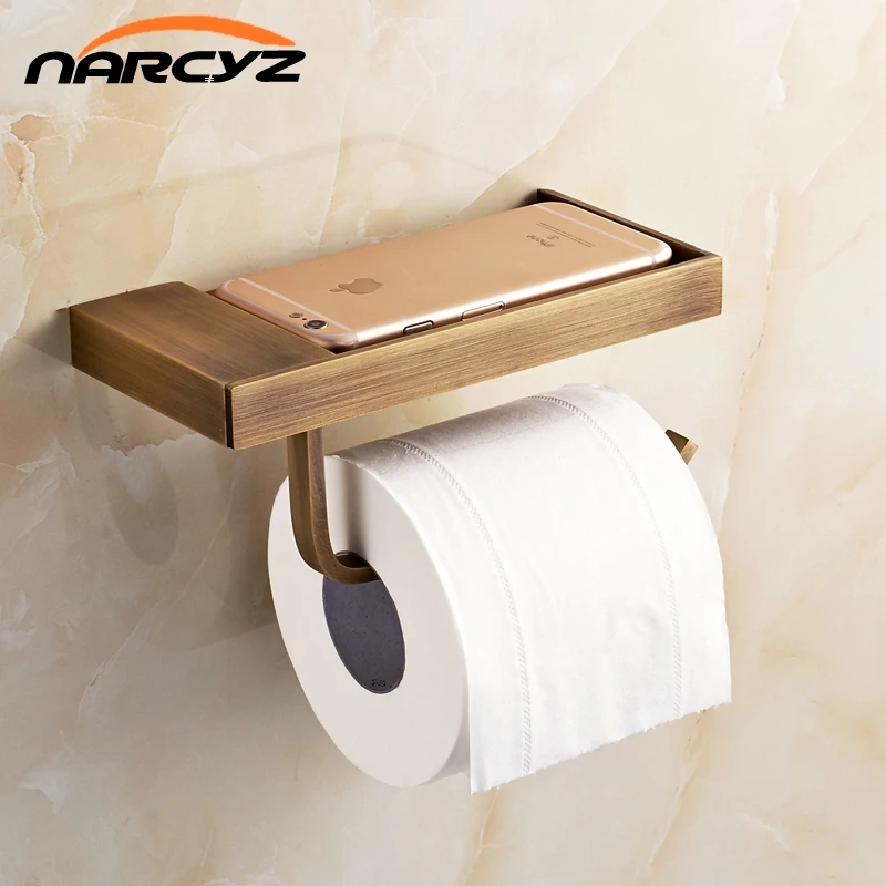 Newly Toilet Paper Holder Antique Carving Mobile Phone Roll Paper Holder Wall Mounted Paper Rack for Phone 6P XT1022 Newly Toilet Paper Holder Antique Carving Mobile Phone Roll Paper Holder Wall Mounted Paper Rack for Phone 6P XT1022