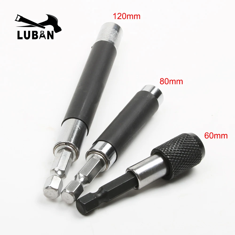 3Pcs 1/4 Inch Hex Bit Tip Holder Screwdriver Bit Extension Bar