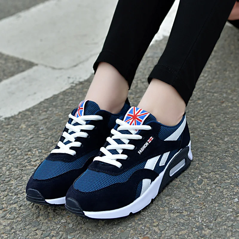 

2018 Fashion Women Vulcanized Shoes Summer Sneakers Ladies Lace-up Casual Shoes Breathable Walking Canvas Shoes Women Flat Shoes