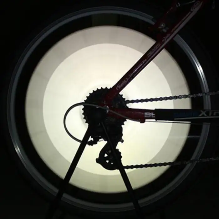 Горячая 72 шт DIY велосипед Светоотражающие палочки колесо горного велосипеда обода безопасности мегафон трубка для езды DO2