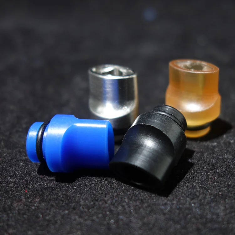 mtl drip tip 510 PEI ultem stainless steel pom mouthpiece flat vape