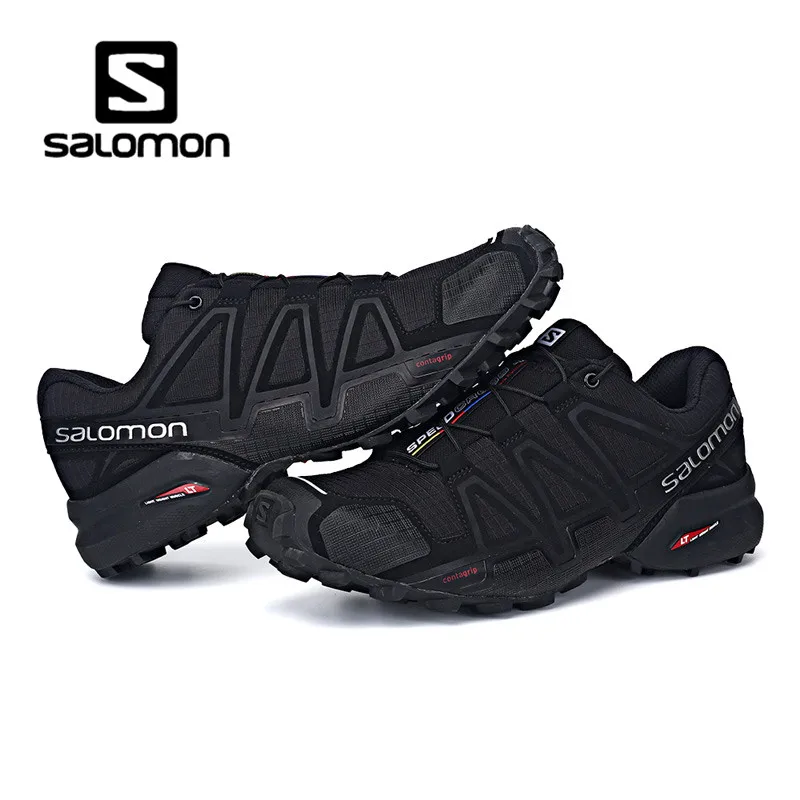 Salomon Shoes zapatos hombre Sneakers Men Black Red Speed Cross 4 CS III sapato masculino Speedcross Salomon Sport Fencing Shoes