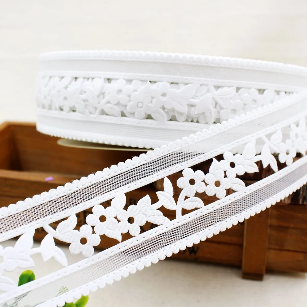 

15062397 , NEW width 45mm hollow flowers series Ribbon, DIY handmade materials,Clothing accessories,Gift Wrapping