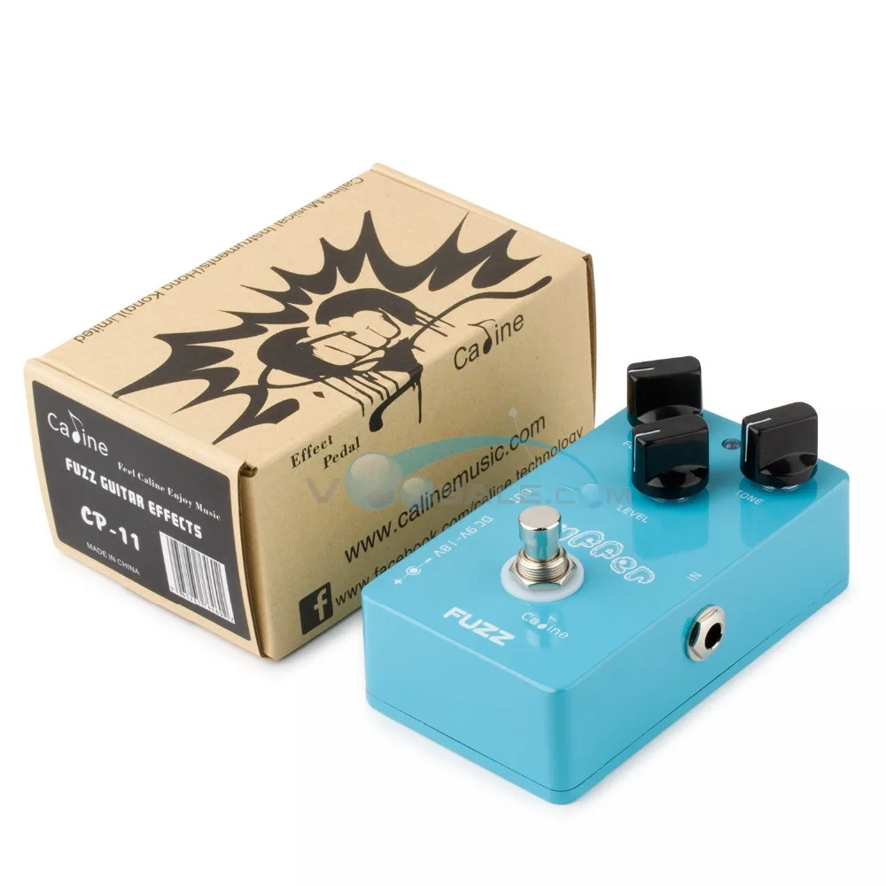 Caline CP-11 FUZZ Guitar Effect Pedal Mini CP11 гитарные педали алюминиевый сплав корпус True Bypass аксессуары для гитары