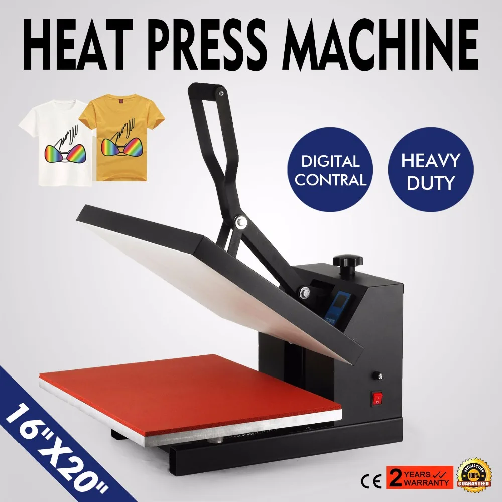 3801 T Shirt Heat Press Machine 16" X 20" (40 X 50cm) T Shirt Print