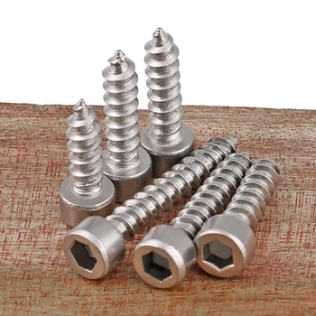 

M4 304 Stainless Steel Audio Screws,Hexagonal Self-tapping Screws, Model Self-tapping M4*10/12/15/20/25/30mm