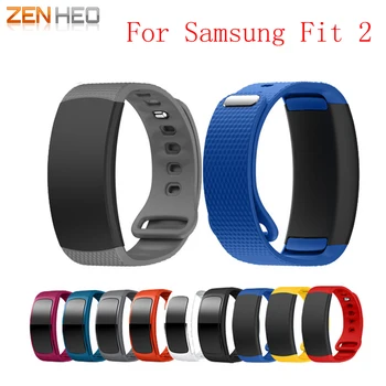 

Watch band Luxury sport Silicone Watch Replacement wrist Band bracelet Strap For Samsung Gear Fit 2 SM-R360 watch Wristband 2018