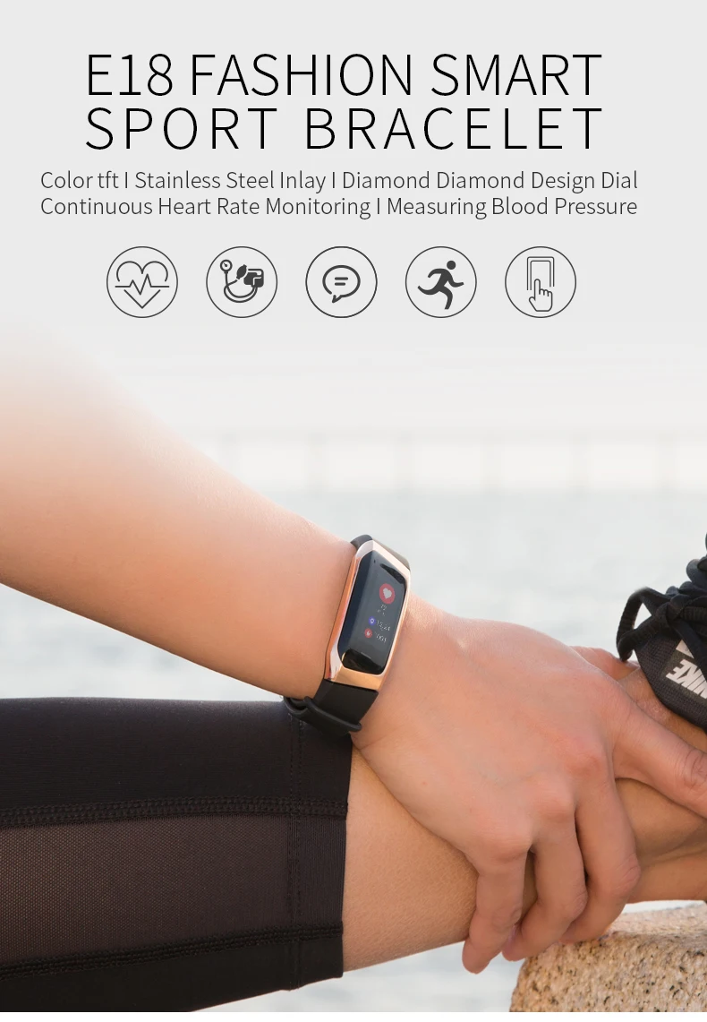 

NRF52832 Japan Imported Motor Heart Rate Smart Bracelet Watches Blood Pressure Oxygen Smartband Man Woman Samrt Watch In Russian