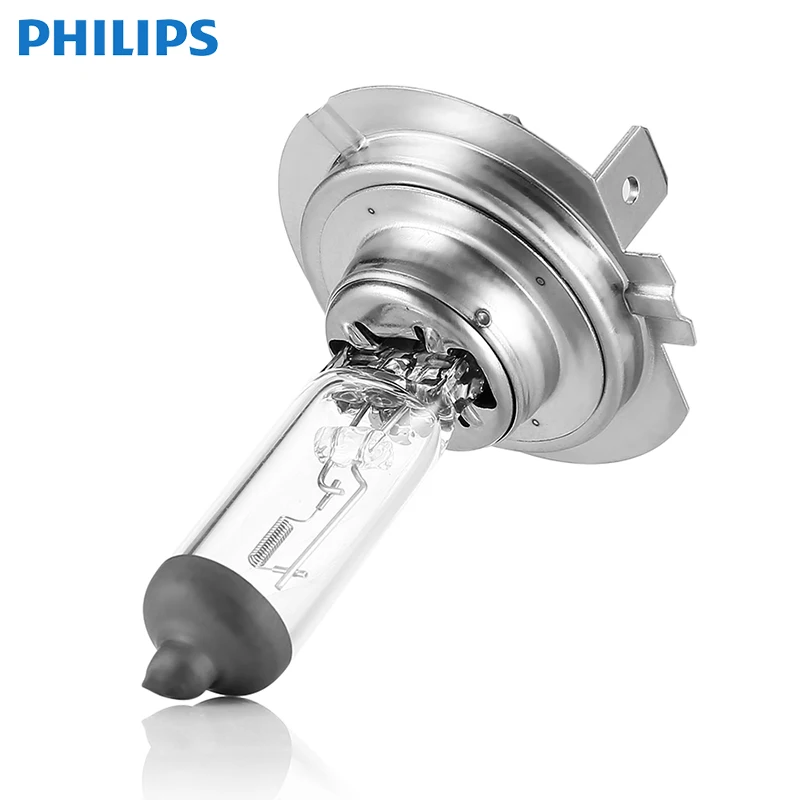 Philips 55W H1 H3 H4 H7 Car Headlight Vehicle Standard Halogen Lights