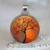 Tree Of Life Glass Cabochon Statement Pendant Necklace 21