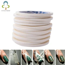 1 Pc 0.5 cm bande de rayure d'ongle ligne bricolage décalcomanie d'eau autocollants d'art d'ongle conception bandes adhésives ongles outil de style manucure bande GYH(China)