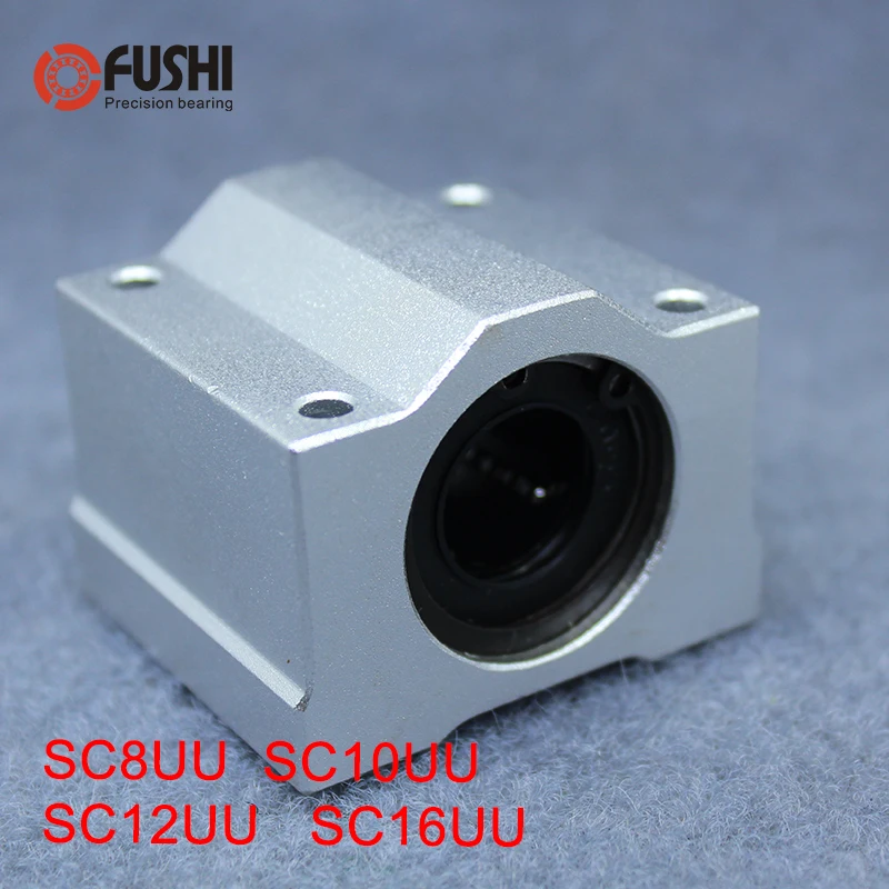 

SC8UU SC10UU SC12UU SC16UU Linear Motion Ball Bearings Slide Block Bushing Linear Shaft Guide Rail SCS8UU SCS10UU SCS12UU SCS16U