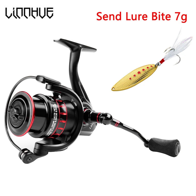 Linnhue New Design Fishing Reel LS 2000 Spinning Reel 5.0:1 Shallow Wire Cup Light Fishing Tackle for Lure-fishing Carp Fishing