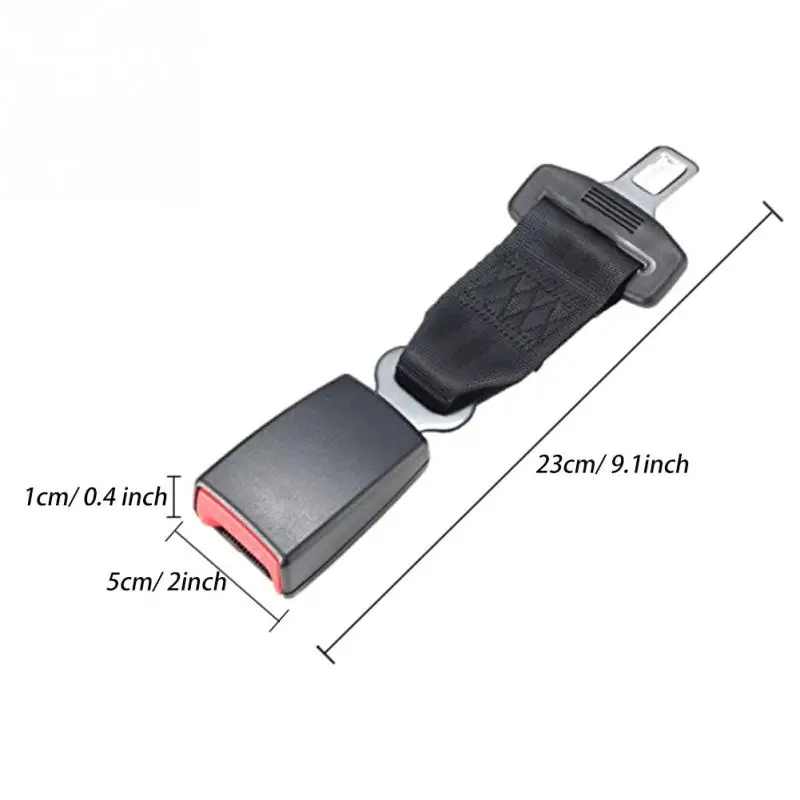 Автомобильный удлинитель ремня безопасности 21-22 мм долговечный черный удлинитель ремня безопасности автомобильный Автомобильный D Тип с пряжкой безопасности