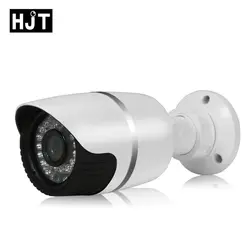 HJT с аудиовходом POE CCTV IP камера 720 P 1.0MP HD инфракрасный ночное видение открытый сигнализации системы Водонепроницаемый Веб камера свет