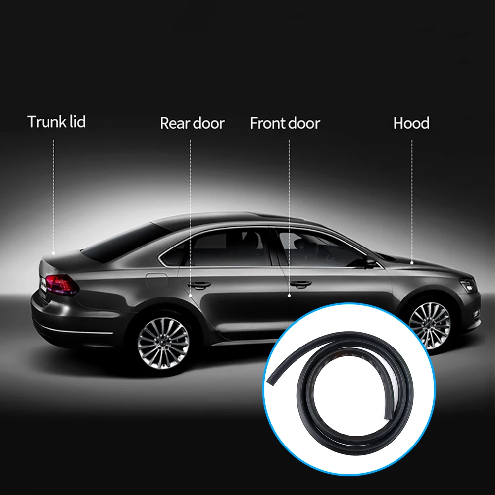 

Free gift Car sealant Windshield 1.6m Rubber easy install Sealing Strip Sound Insulation Edge U Shape Dashboard glass gap filler