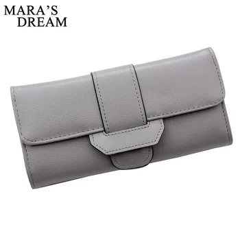 

Mara's Dream 2020 Big Capacity Women Wallets Ladies Clutch Female Fashion PU Leather Bags ID Card Holders Cell Phone Cash Purses