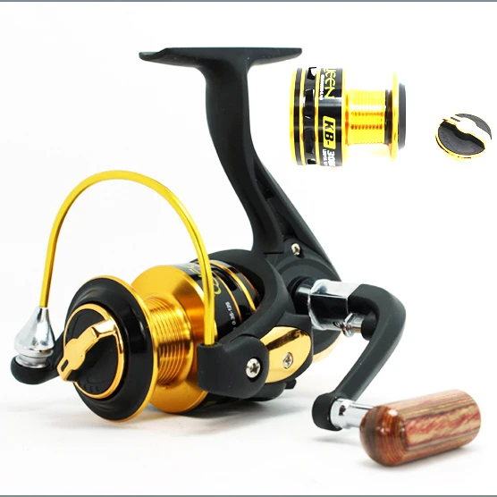 Fishing reel KB1000-6000 Spinning Fishing Reel Carp Ice Fishing Gear 5.1:1 Real 12BB CASTING REEL for outdoor sports
