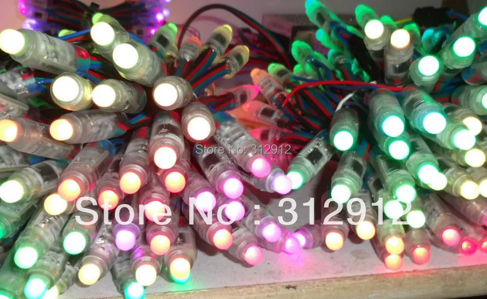 

DC12V 100nodes WS2801 pixel light;12mm diameter;IP68 rated;256gray scale