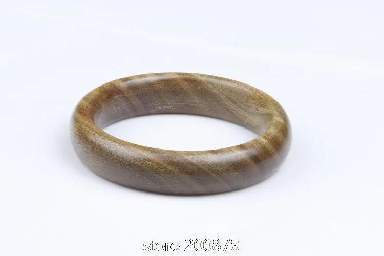 BB-483 Natural Green Sandalwood Bangle Natural Wooden Healthy Fragrant Sandal Bangles for Lady 56-59mm 2