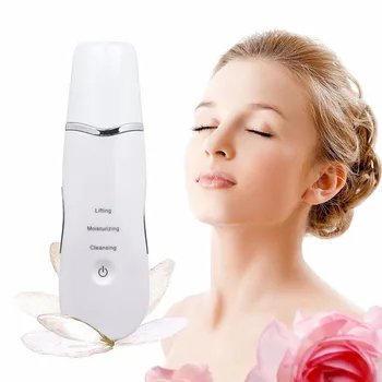 

Ultrasonic peel Face Skin Scrubber Peeling Shovel Device Blackhead Remover Vibration Massage Pore Deep Cleansing Tools