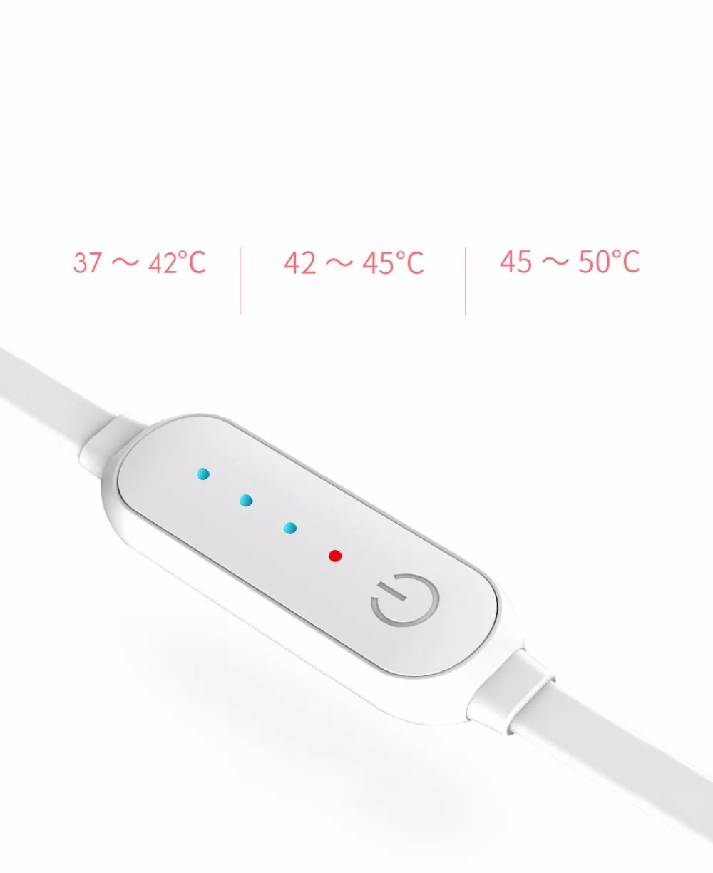 Xiaomi PMA быстро нагревающая маска для глаз на основе шелка умная температура анти