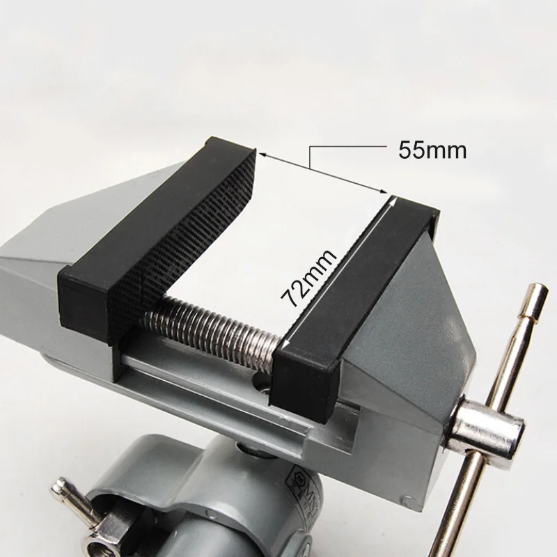 Мини-тиски Инструмент алюминиевый маленький хобби ювелира зажим на Настольный зажим токарный станок 30 мм настольный винт тиски скамья зажимной винт тиски