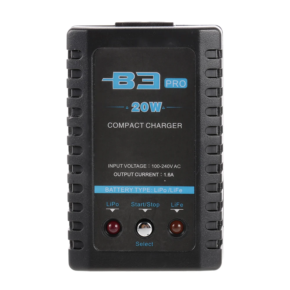 Радиоуправляемый автомобильный баланс зарядное устройство B3 PRO 20W 2S 3S Compact for LiFe Lipo