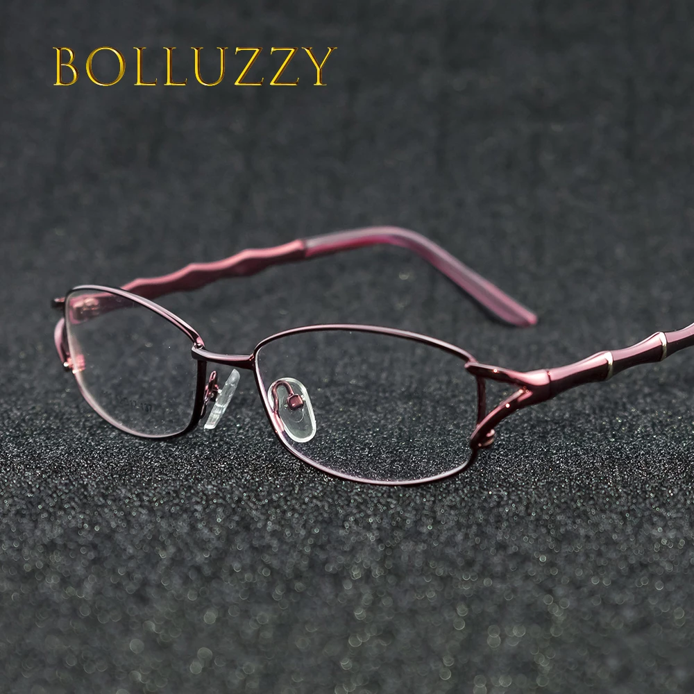 Optical Small Glasses Frames for Women Metal Oval Female Eyeglasses
