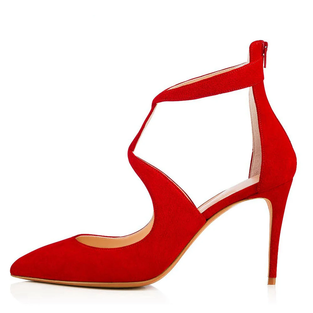 

Newest Women Cover heels shoes black red summer pumps cross-tied toe sexy high heels sandals women sandalias plataforma mujer