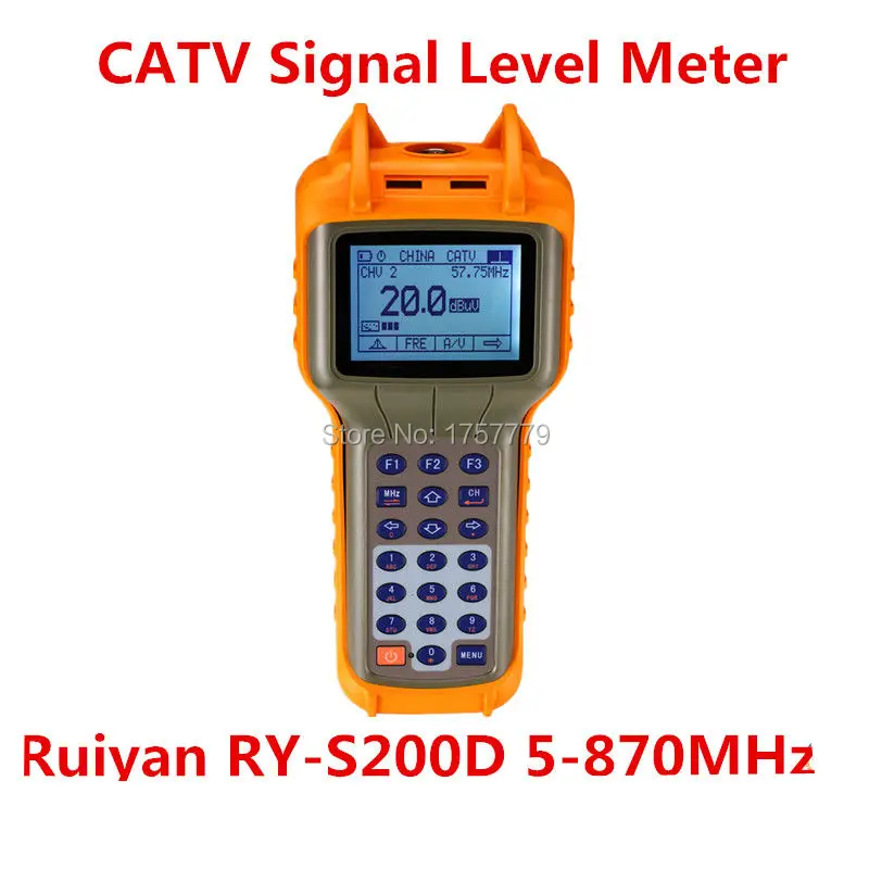 RY-S200D 5-870 МГц CATV цифровой измеритель уровня сигнала | Мобильные телефоны и