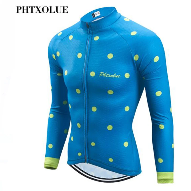 

Phtxolue Winter Cycling Jersey Long Sleeve Racing Bike Clothes Thermal Fleece Ropa Roupa Invierno MTB Bicycle Clothing Jersey