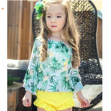 3 шт., детские купальники, чудесная божья коровка, Моана, детское бикини, комплект для маленьких девочек, купальник с растительным узором, купальники для малышей