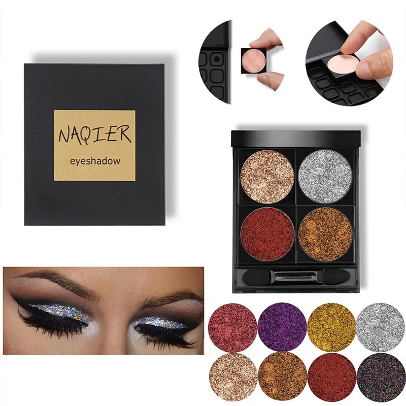 DIY Мини Набор косметики палитра мерцающий блеск пигментированный kyliejenner