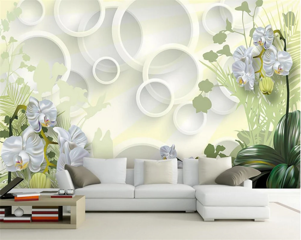 custom 3d photo wallpaper modern large flower wallpaper design for walls