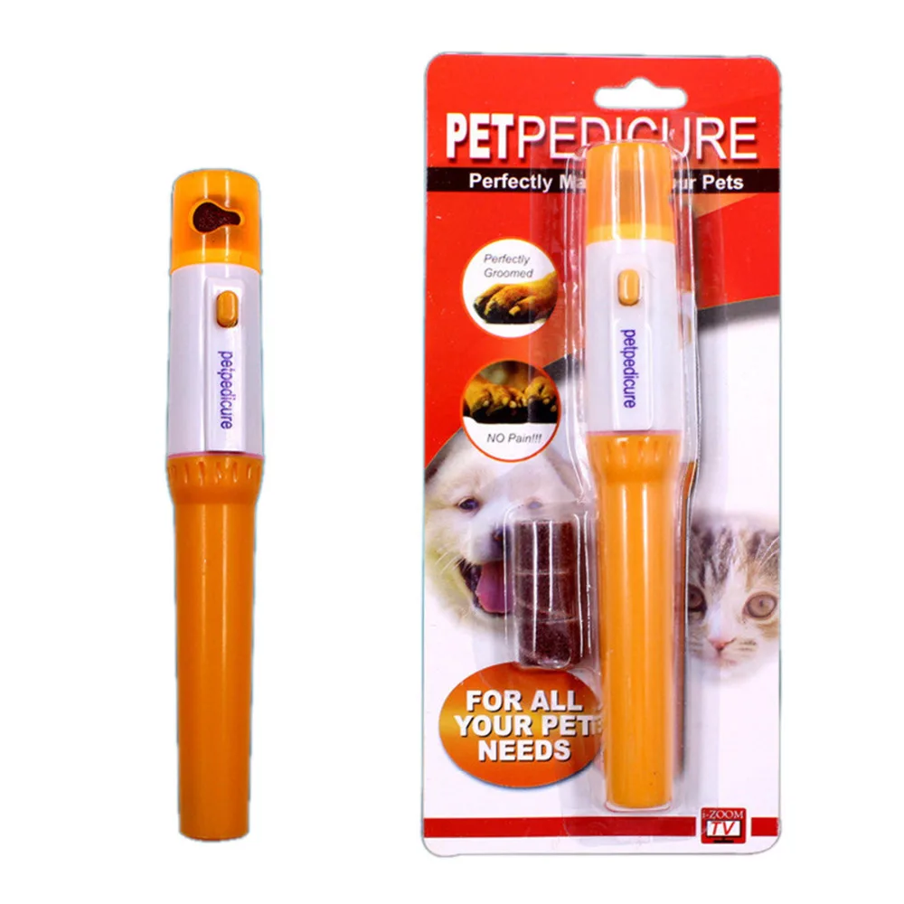 Electric font b Pet b font Dog Cat Nail File Kit Grooming Grinder Trimmer Clipper Decoration