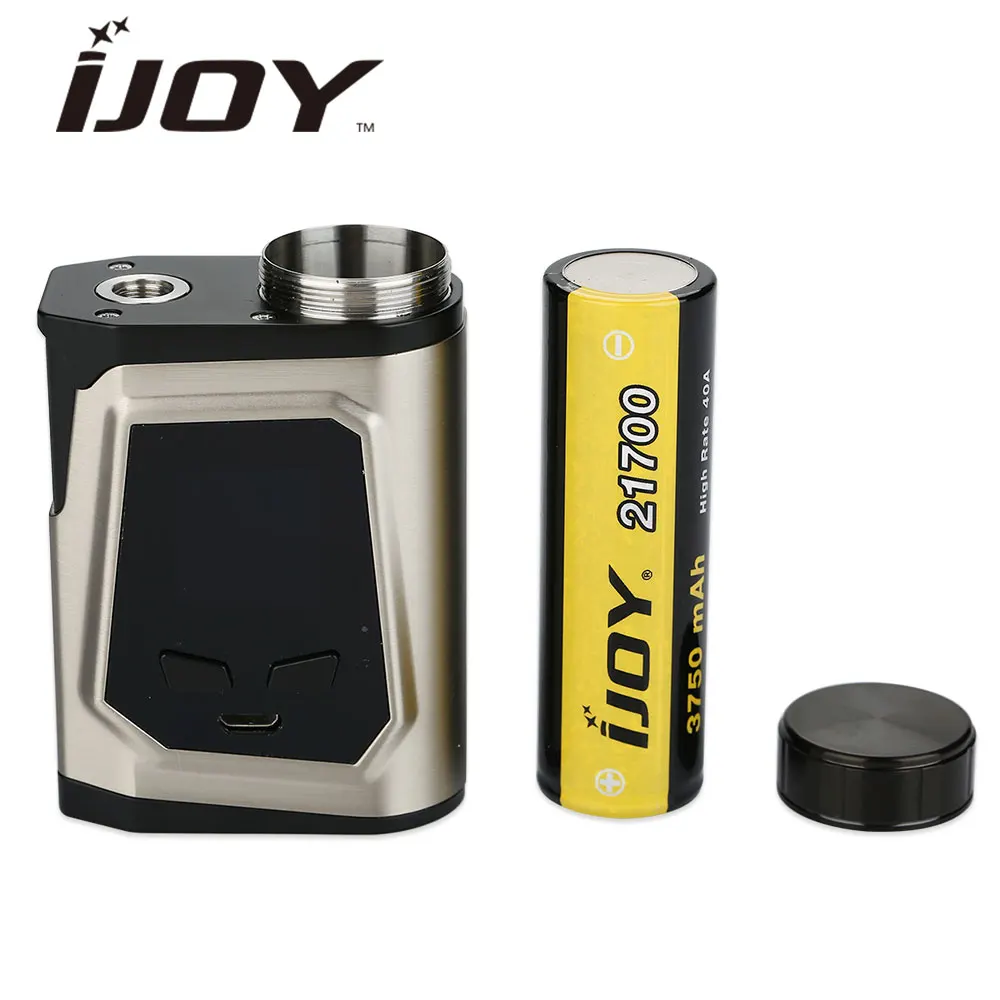 

Original 100W IJOY CAPO 100 21700 Box MOD 3750mAh 21700 Battery 100W Output Big Fire Button Upgradeable IJOY Capo 100 Mod
