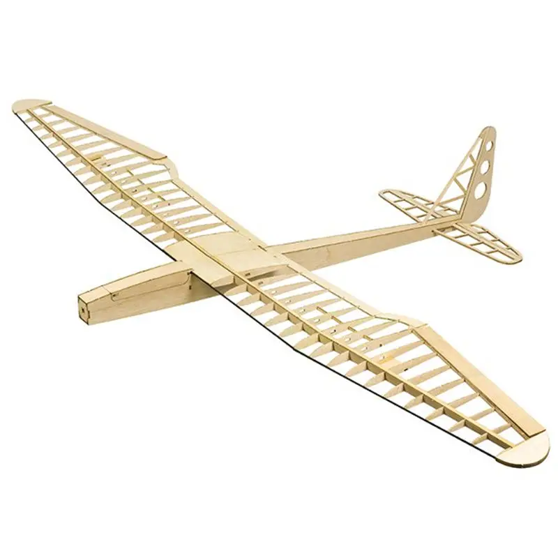 

Upgraded Sunbird V2.0 1600mm Wingspan Balsa Wood RC Airplane KIT Wood Model Airplane Building Kit
