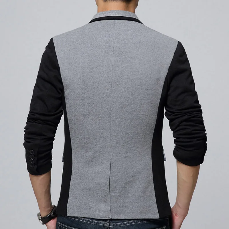 Liseaven Brand Clothing Blazer Men Fashion Coat Slim Male Clothing Casual Solid Color Mens Blazers Plus Size