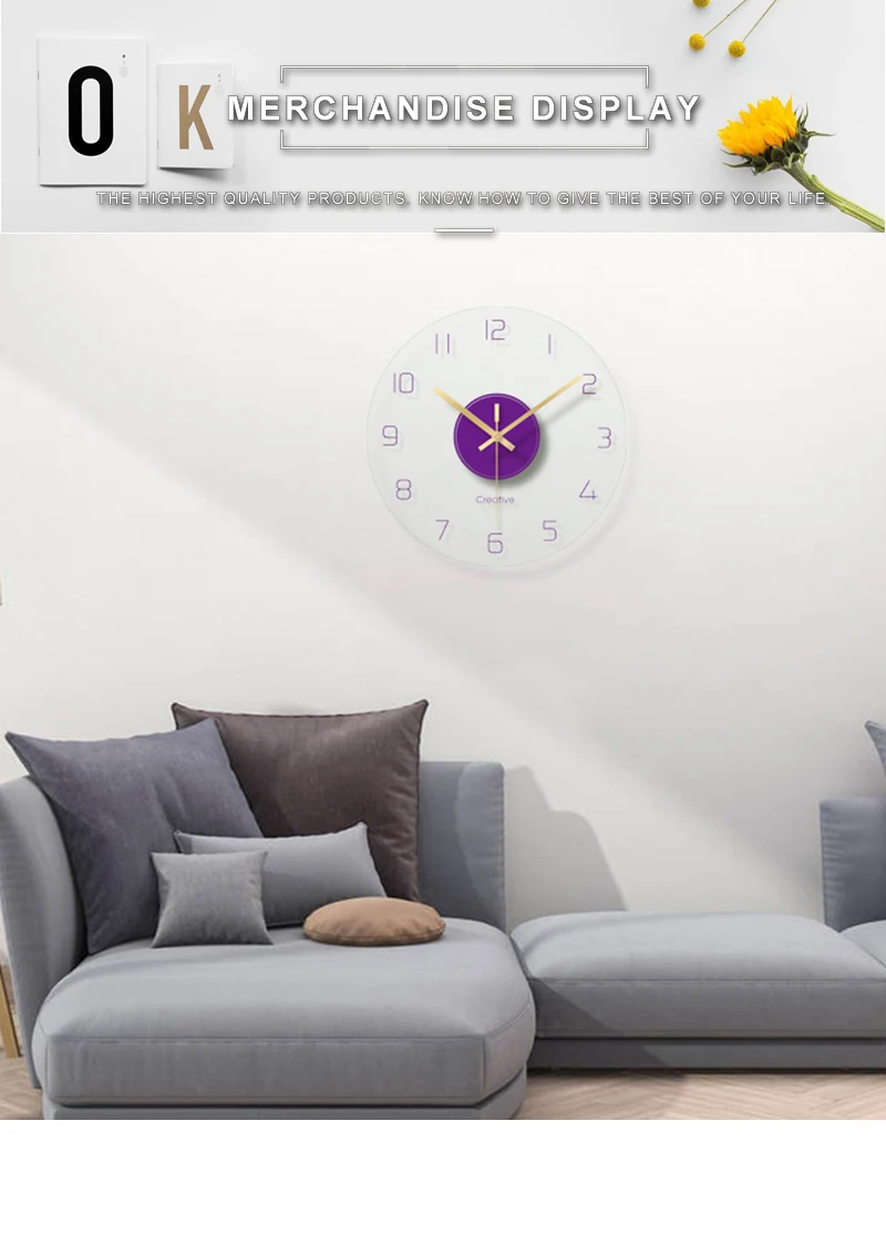 clock for kitchen wall bedroom clock (7)