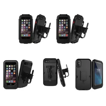 

Motorcycle Bicycle Phone Holder Bag for iphone X 8 7 6 Plus Waterproof Case Mobile Support Bike Handlebar Holder Stand